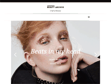 Tablet Screenshot of beautyarchive.com